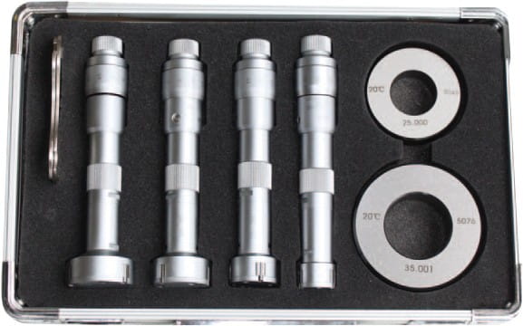 11 - 20mm Dreipunkt-Innen-Messschrauben-Satz, DIN 863