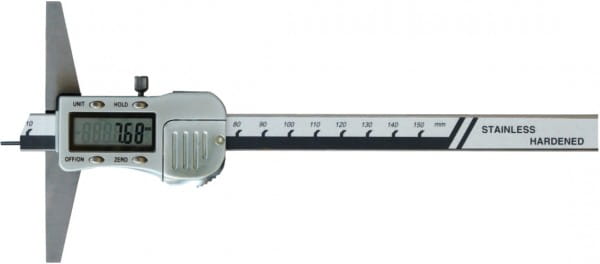 80mm Digital-Tiefen-Messschieber Mit Stiftspitze Ø 1,5 X 6 mm, DIN 862