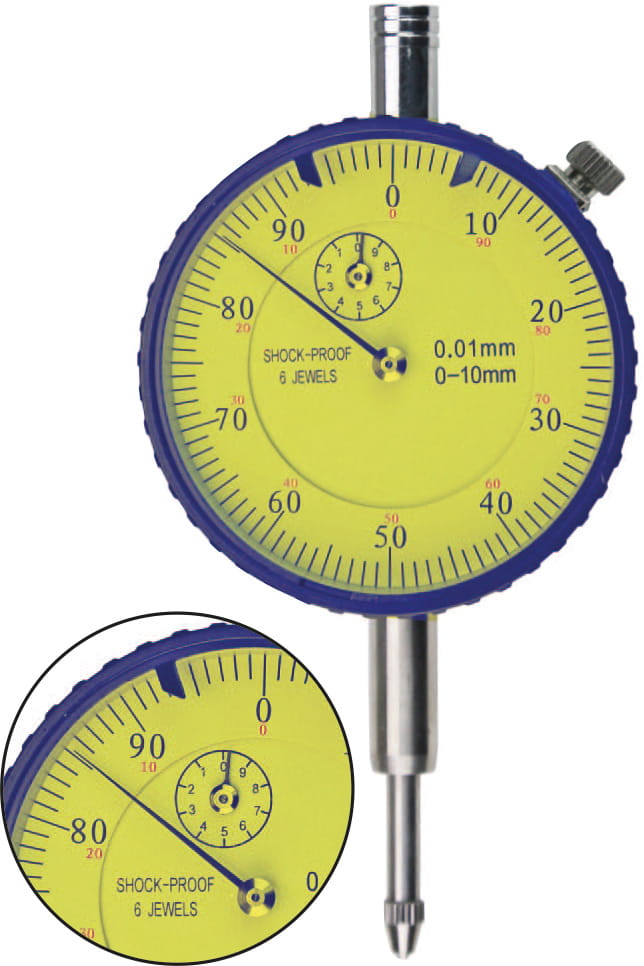 Metall Messuhr Messgerät Messbereich bis 10 mm 0,01 mm Präzisionswerkzeug Gift 